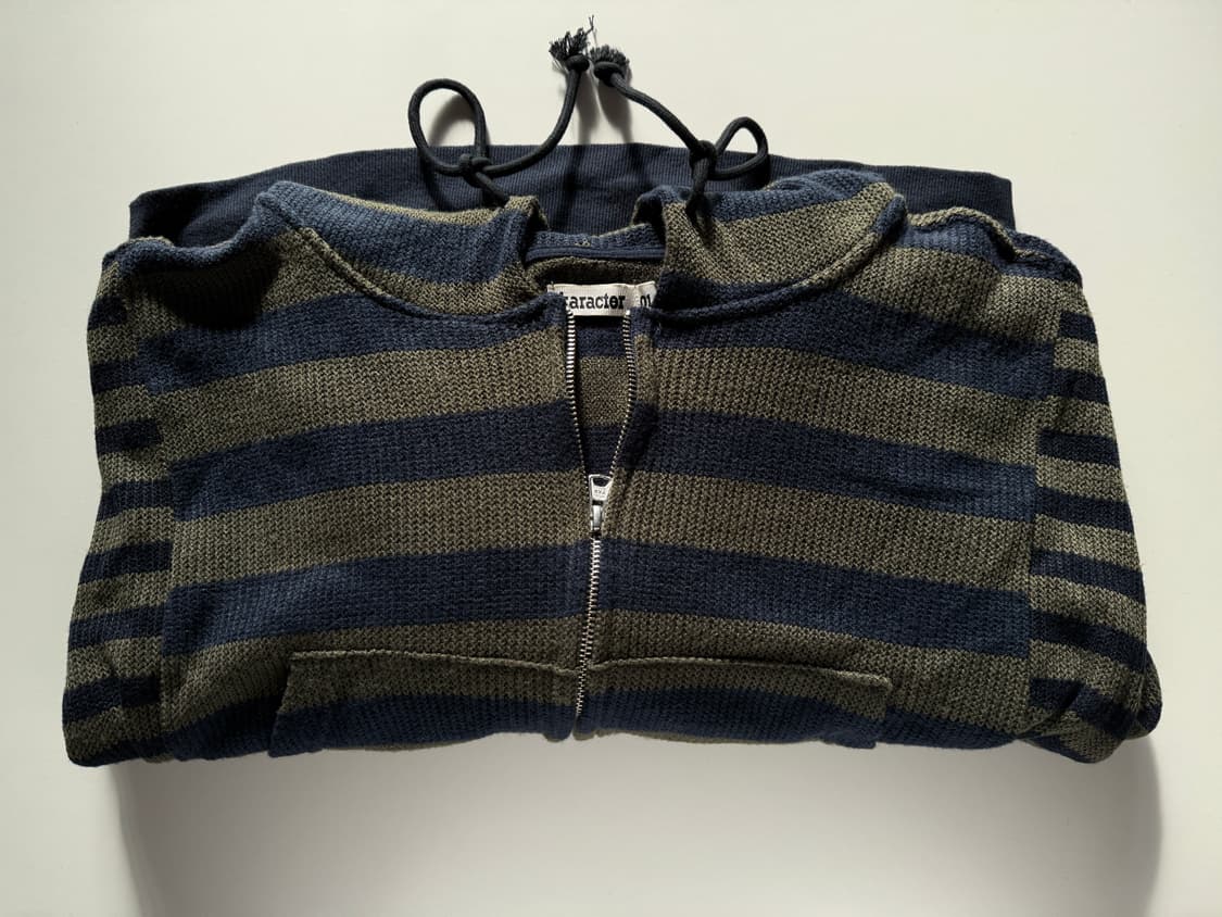 카락터 스프라이트 니트 후드집업  상품이미지4