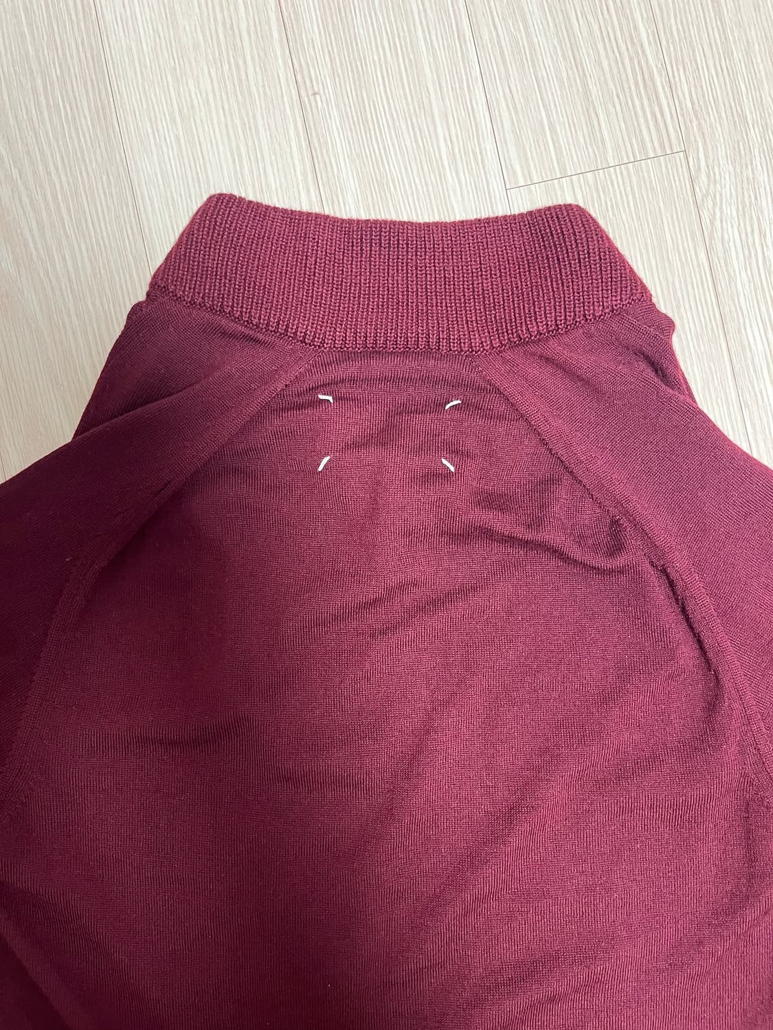 마르지엘라 버건디 니트 상품이미지3