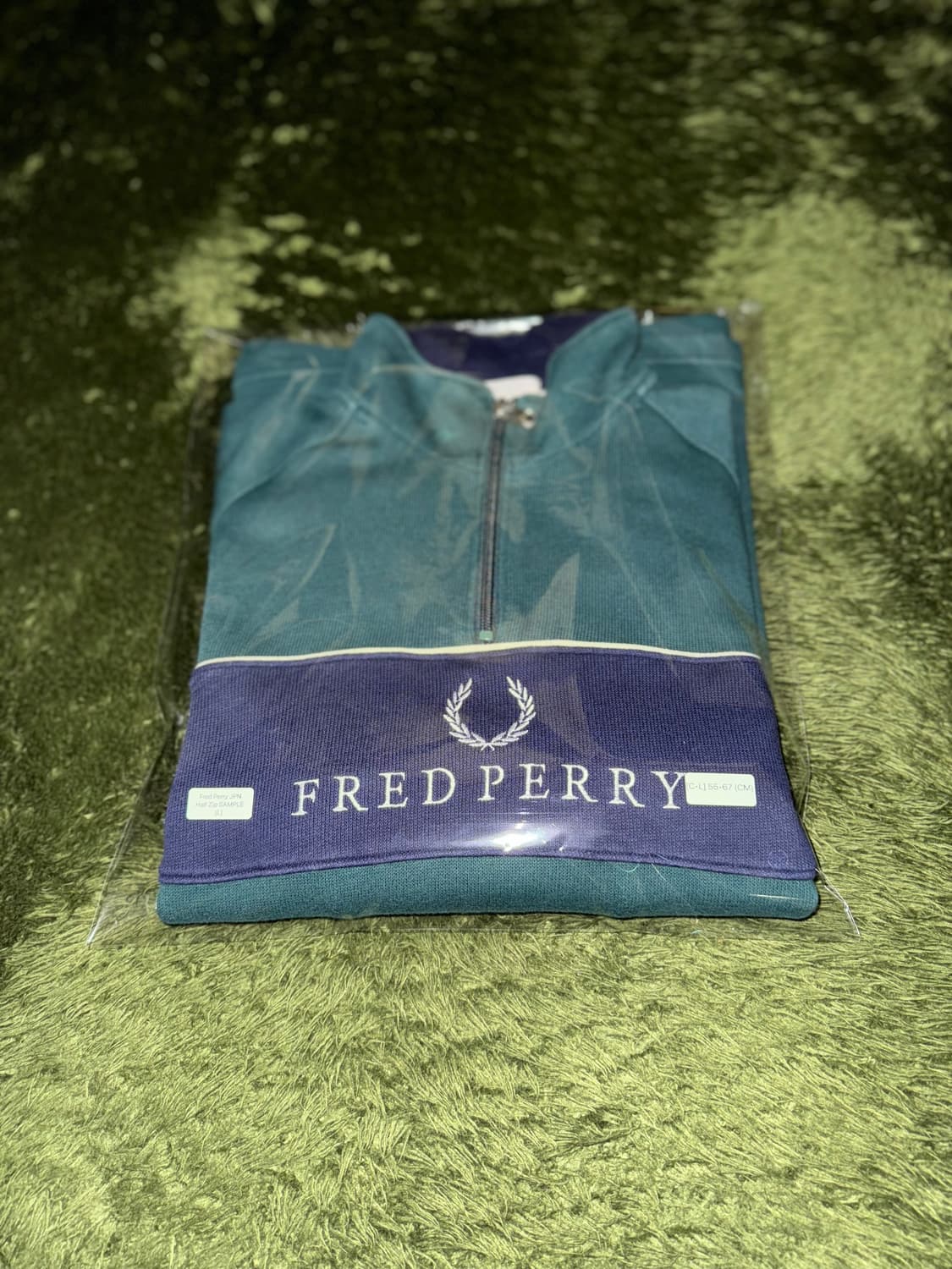 [L] Fred Perry 프레드페리 재팬 샘플 엠브로더리 쿼터 집업 상품이미지10