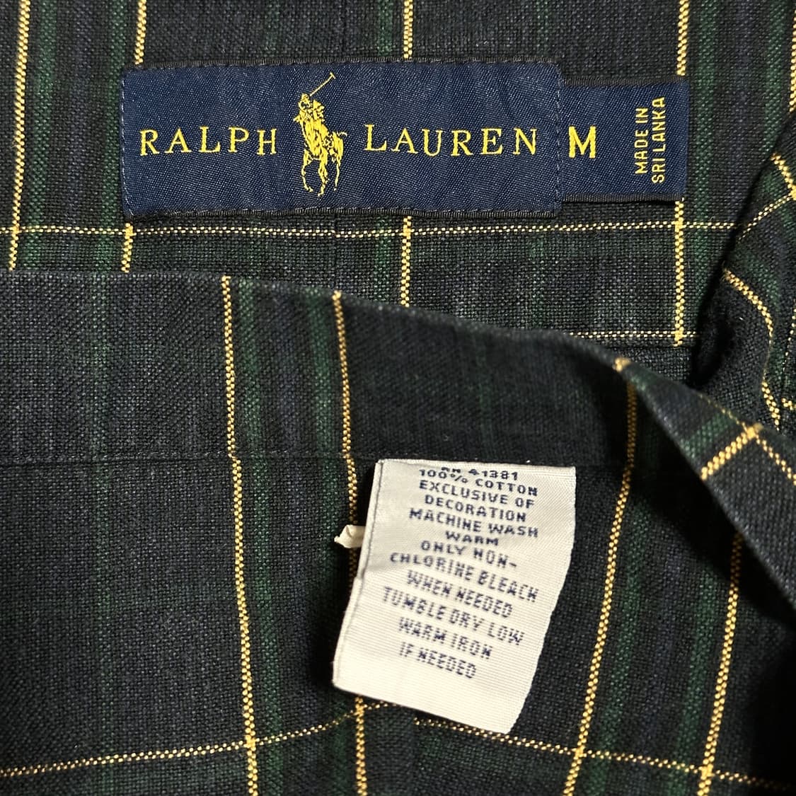 폴로 랄프 로렌 타탄 체크 셔츠 상품이미지6