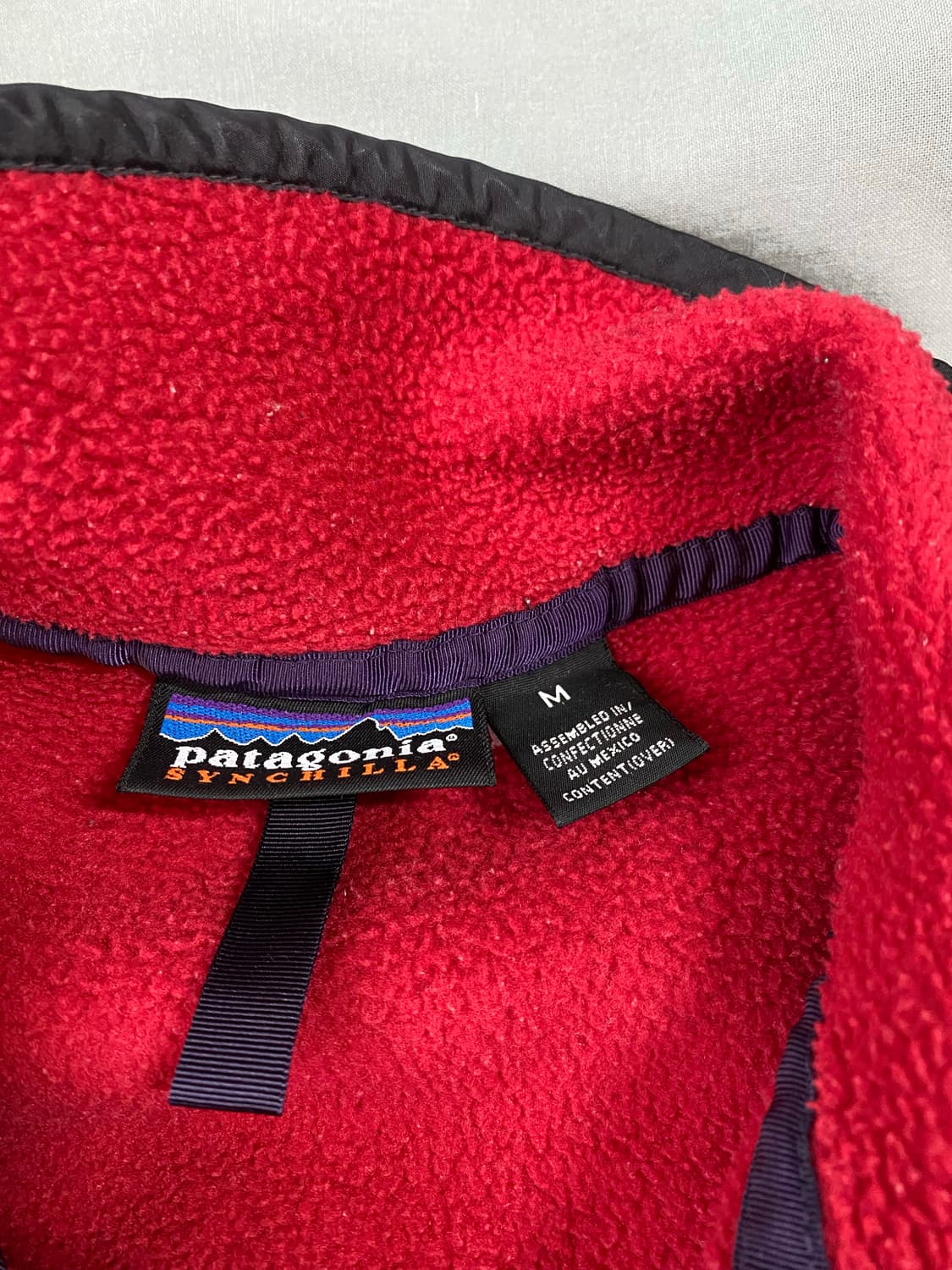 Patagonia synchilla snap t red [size m] 상품이미지3