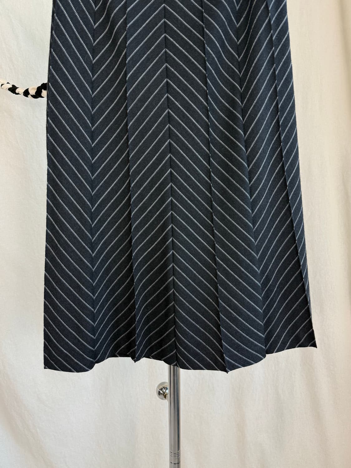 (JPN) Reflect 스트라이프 미디 스커트 상품이미지5