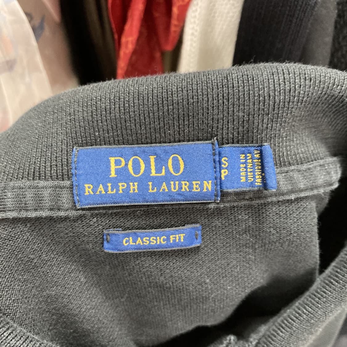 폴로랄프로렌 여성카라반팔티셔츠 블랙 S 상품이미지4