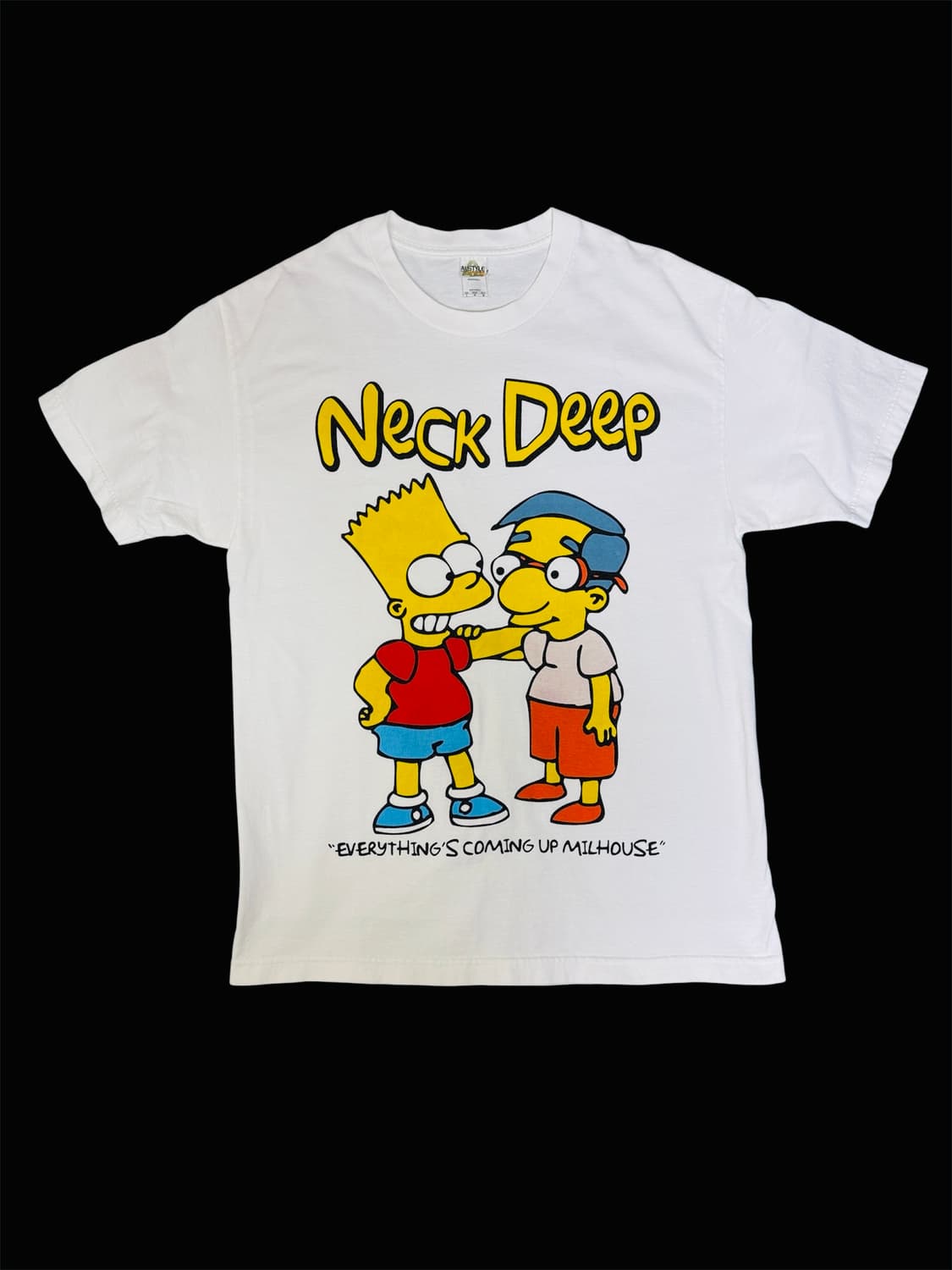 빈티지 바트심슨 NECK DEEP 티셔츠 L 상품이미지1