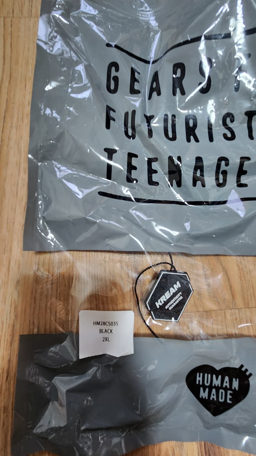 [XXL] 휴먼메이드 롱슬리브 긴팔 쭉티 블랙 검정 크림 구매 상품이미지4