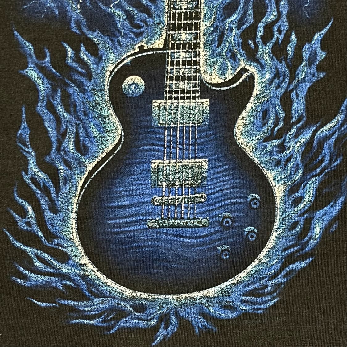 00s 미국 빈티지 플레임 기타 후드티 후드집업 상품이미지4