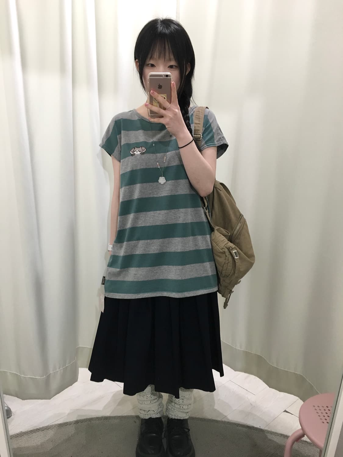 neko stripe t-shirt 상품이미지4