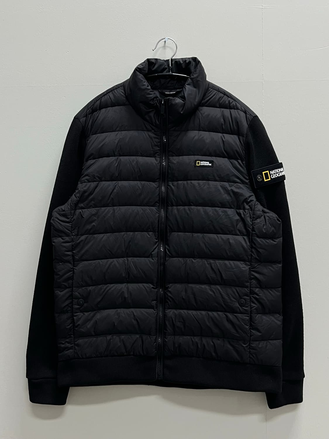 내셔널지오그래픽 니트 경량패딩 집업 자켓 상품이미지2