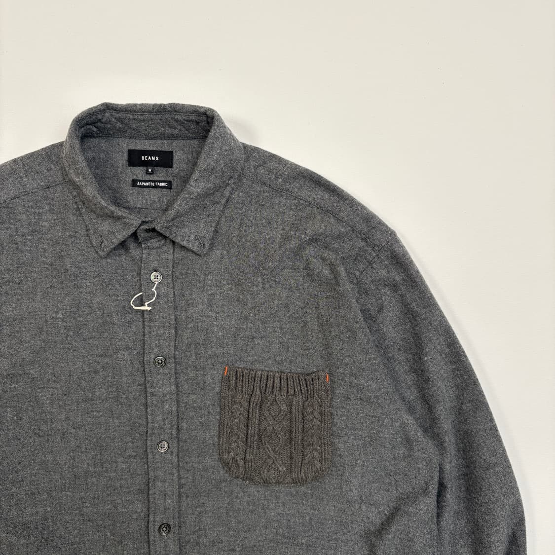 [NEW] BEAMS knit pocket shirt 상품이미지2