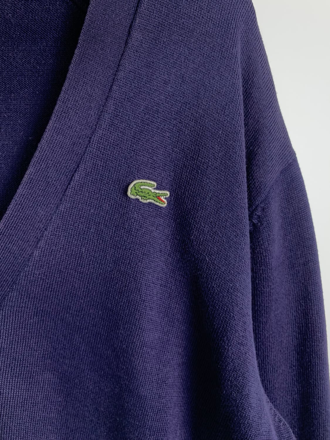 라코스테 자수로고 네이비 니트 가디건 상품이미지3