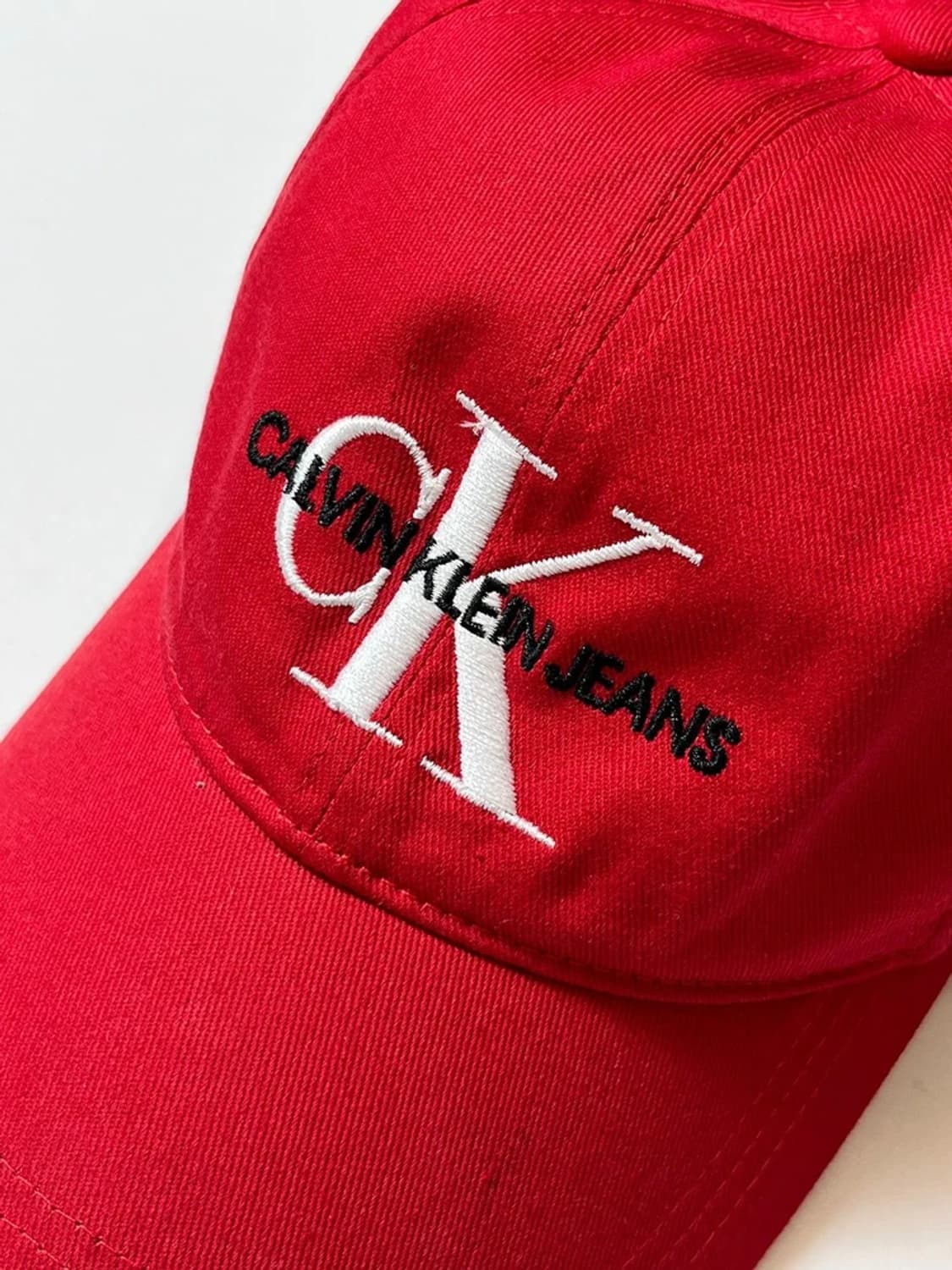 CK 캘빈클라인 모노그램 엠브로이더리 볼캡 Q1441 상품이미지3