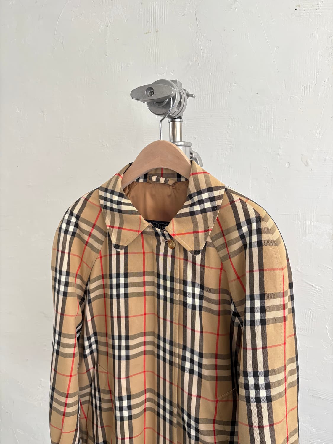 버버리 라나울 노바체크 헤링턴 자켓 상품이미지3