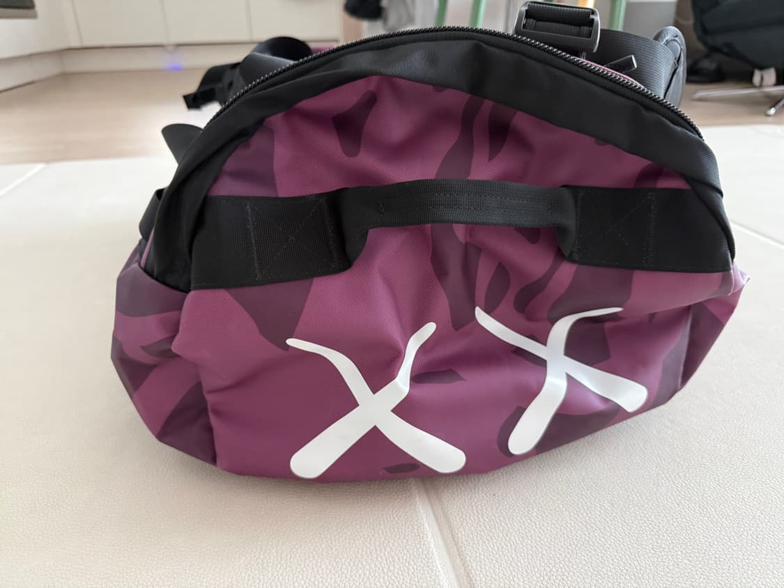 노스페이스 x 카우스 베이스캠프 더플백 라지 팜플로나 퍼플 상품이미지1