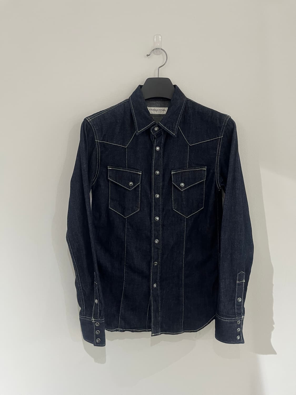 VANQUISH denim western shirt 상품이미지1