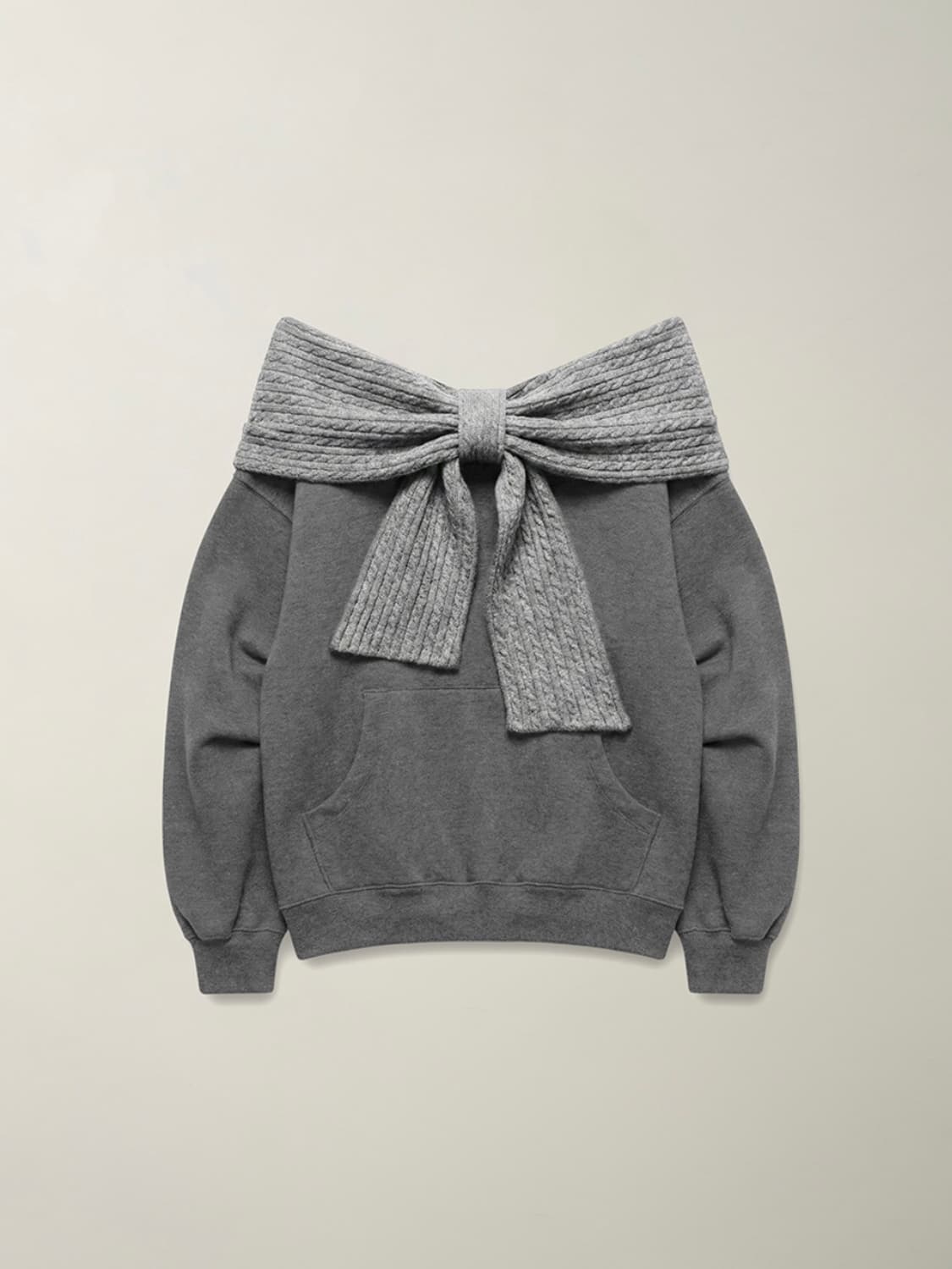 (미개봉)더티스 리본 후드 차콜 상품이미지1