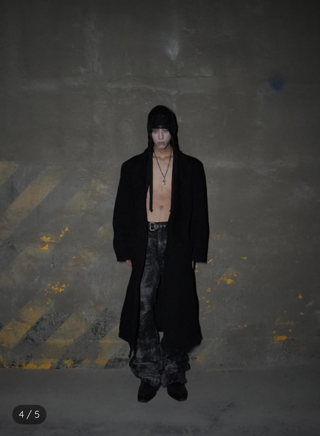 (새상품) 에모스탠스클럽 디스트레스드 데님 코트 2사이즈 상품이미지4