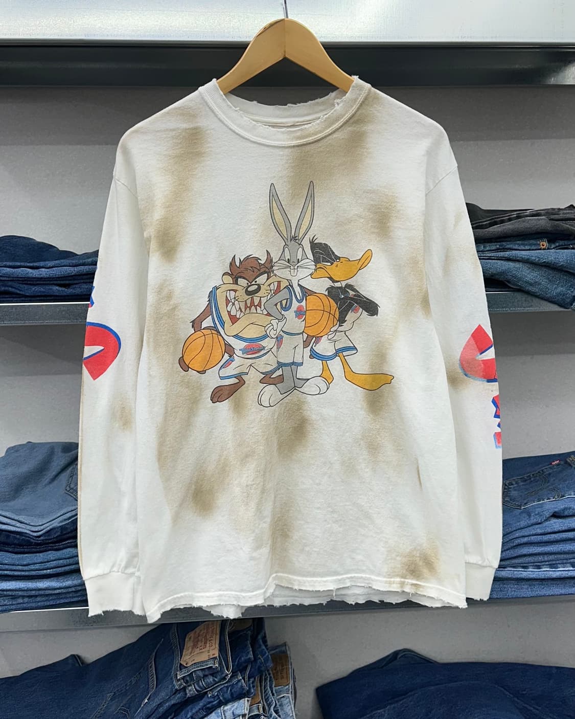 (M)SPACE JAM 커스텀 긴팔-M1842 상품이미지2