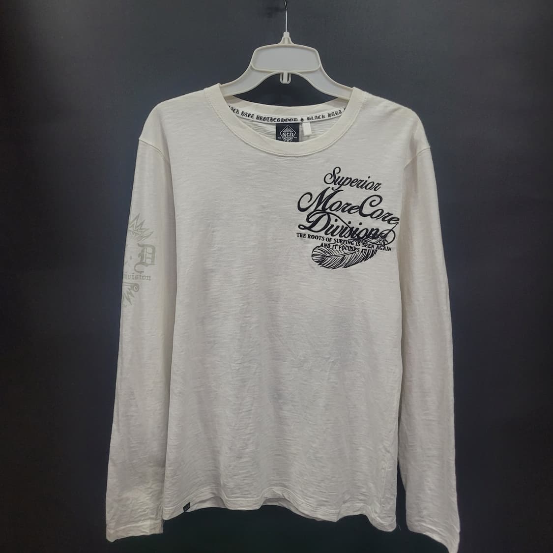 MCD More Core Division 자수로고 락밴드 셔츠 상품이미지10