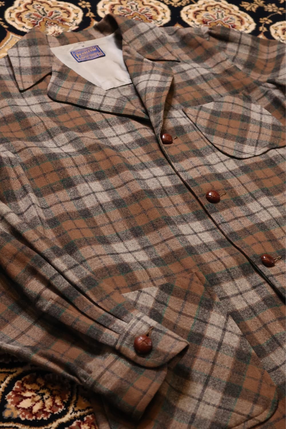 60s 빈티지 팬들턴 울 자켓 made in USA 상품이미지3