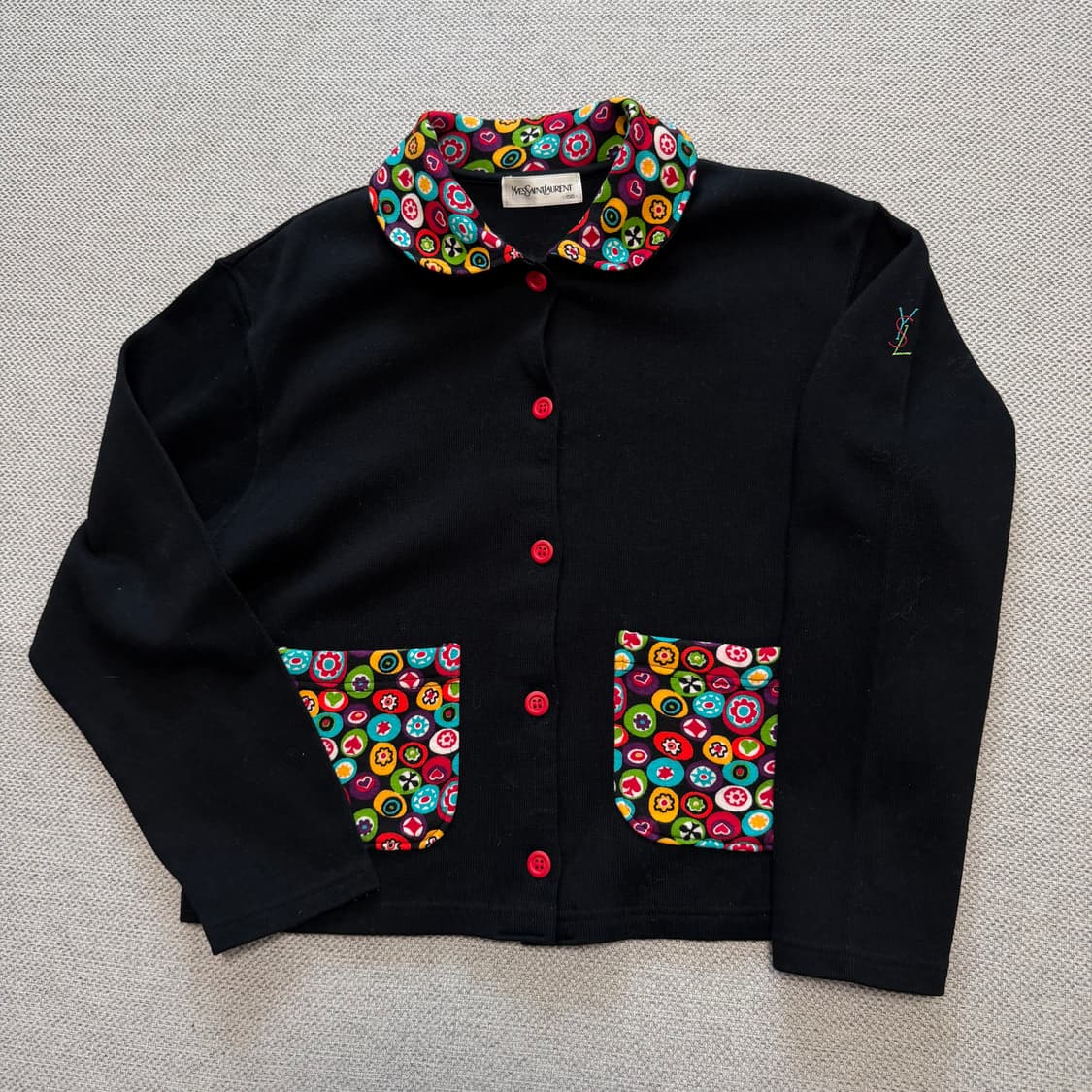 YSL 입생로랑 카라 가디건 상품이미지1