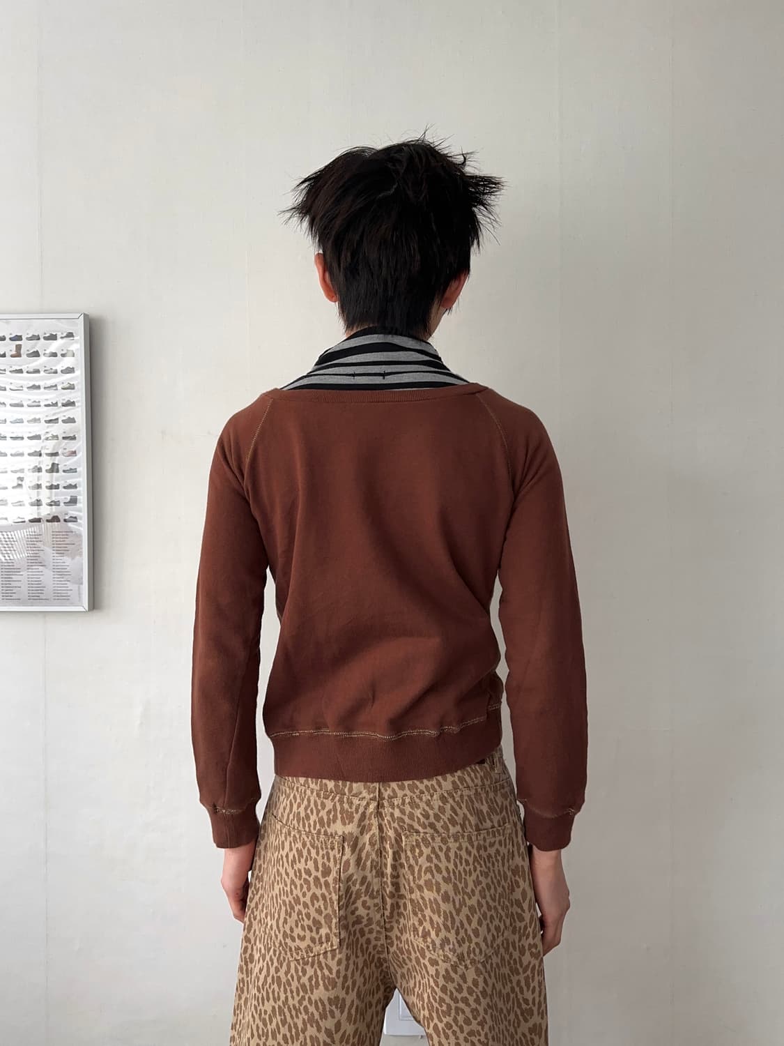 Annies Club 레트로 폴라 레이어 스웻셔츠 상품이미지3