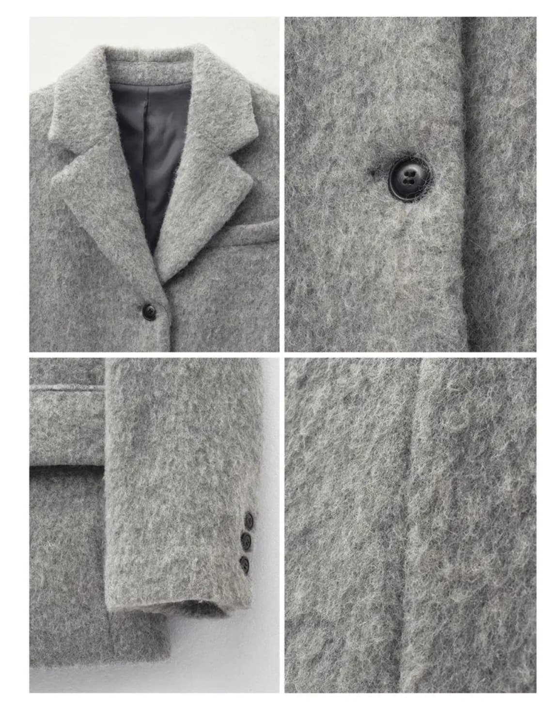 몽돌 알파카 헤어리 자켓 상품이미지2