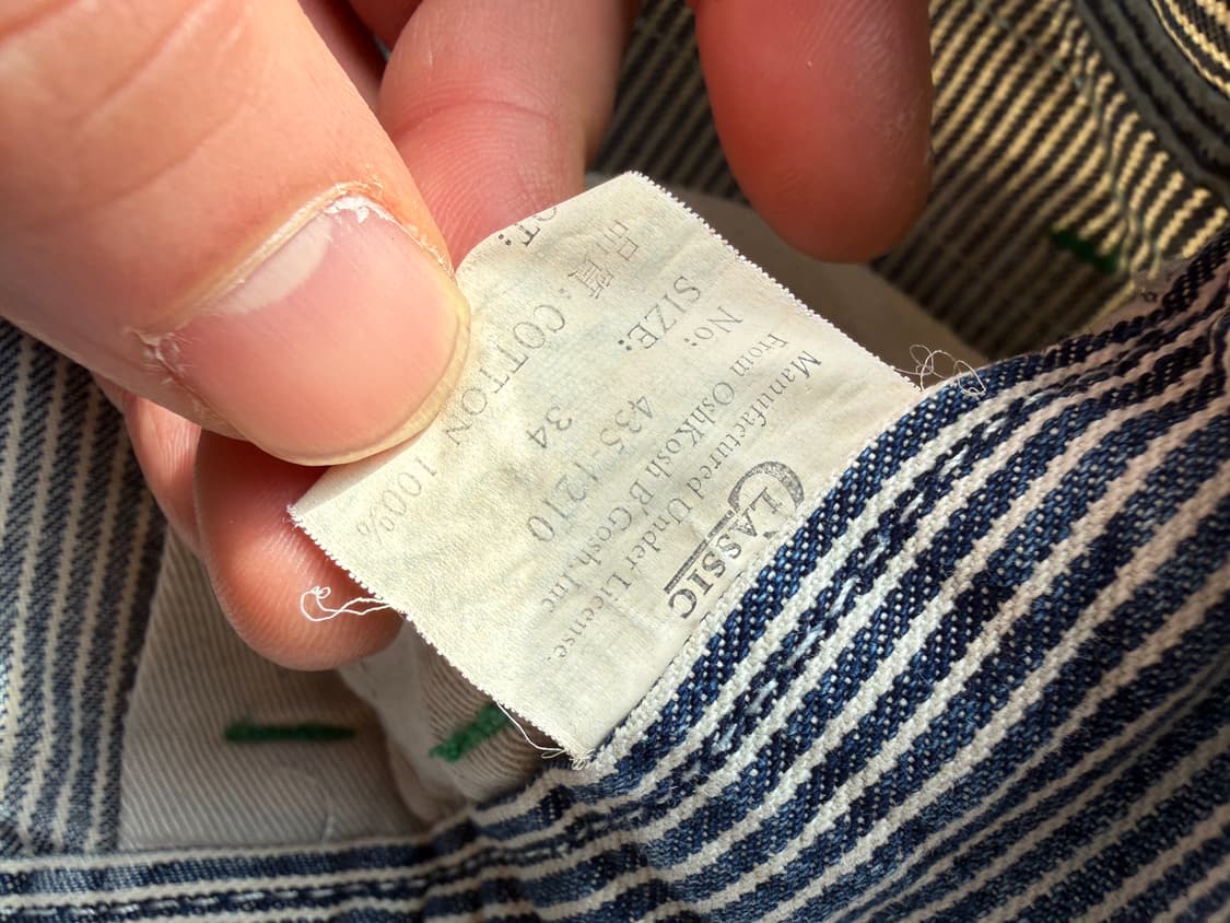 오시코시 히코리 카펜터팬츠 34in(-36in) 상품이미지10