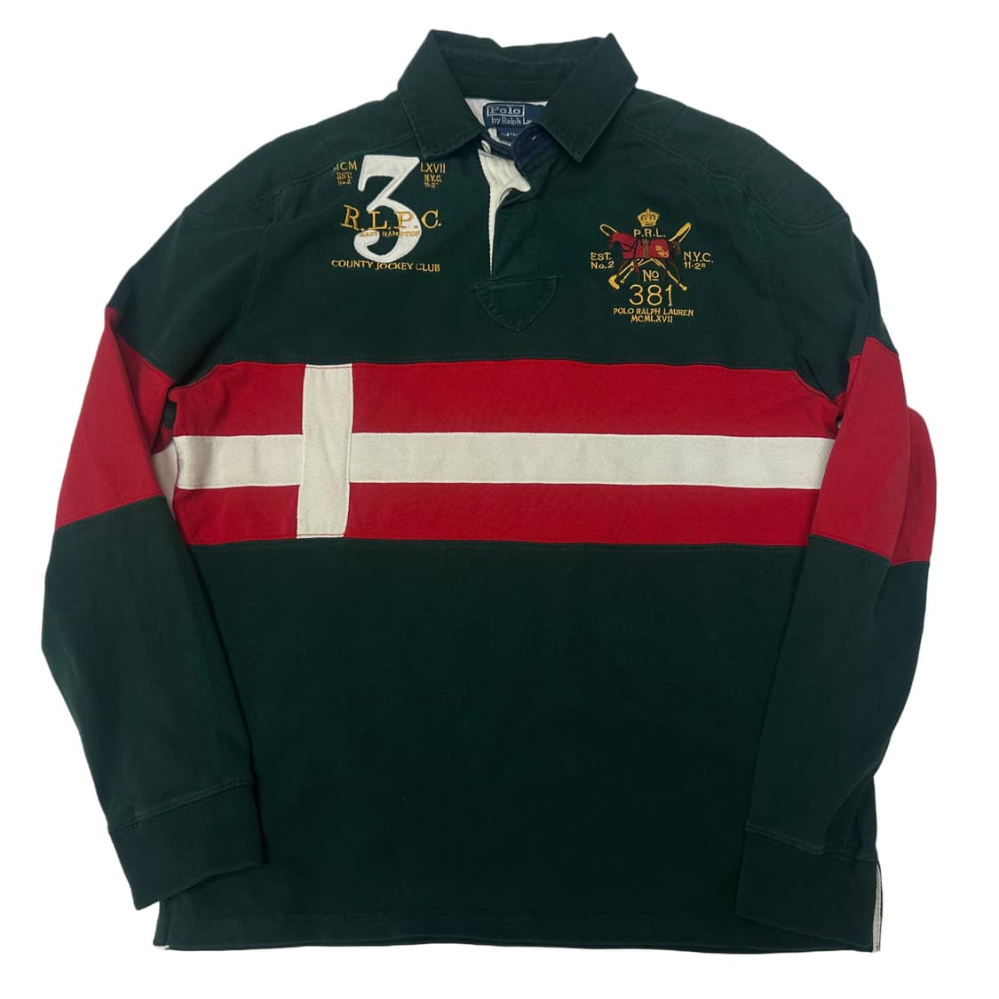 폴로 랄프로렌 그린럭비티 XL 상품이미지1