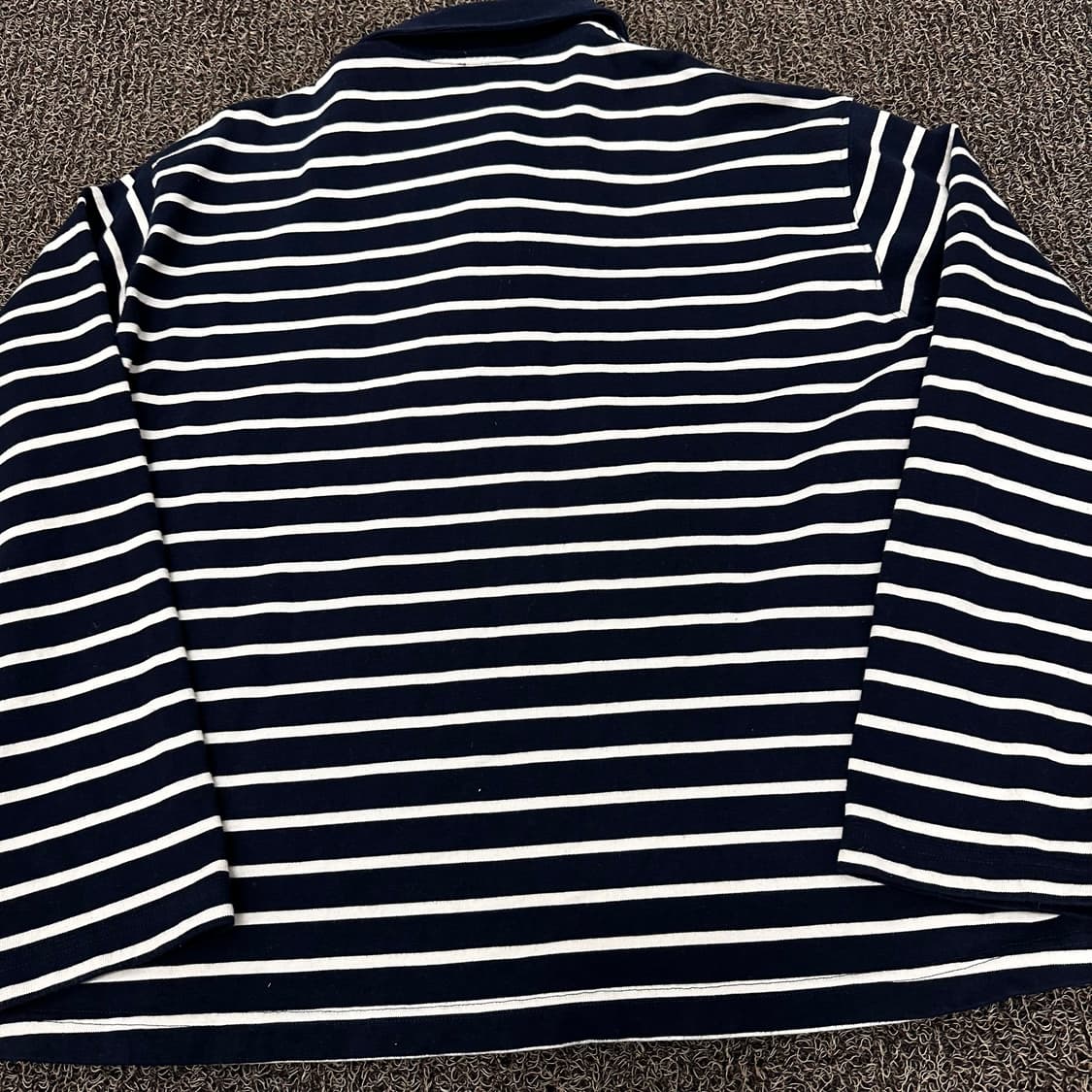 COS 코스 스트라이프 여성 긴팔 카라티 폴로티셔츠 L 상품이미지6