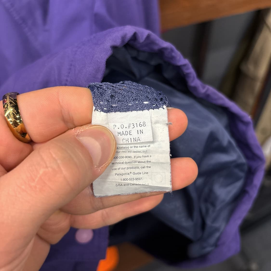 90s 파타고니아 나일론 마운틴 파카 가이드 자켓 퍼플 N358 상품이미지9