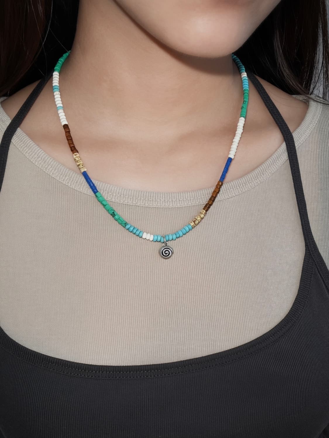 모아나 믹스 원석 목걸이 상품이미지2