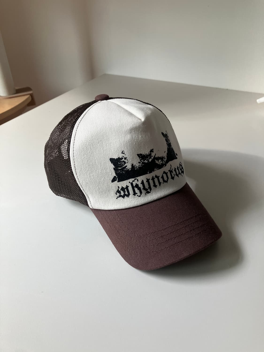 와이낫어스 매쉬 볼캡 브라운 상품이미지3