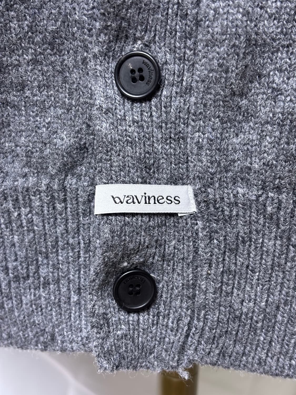웨이비니스 가디건 그레이 2사이즈 상품이미지3