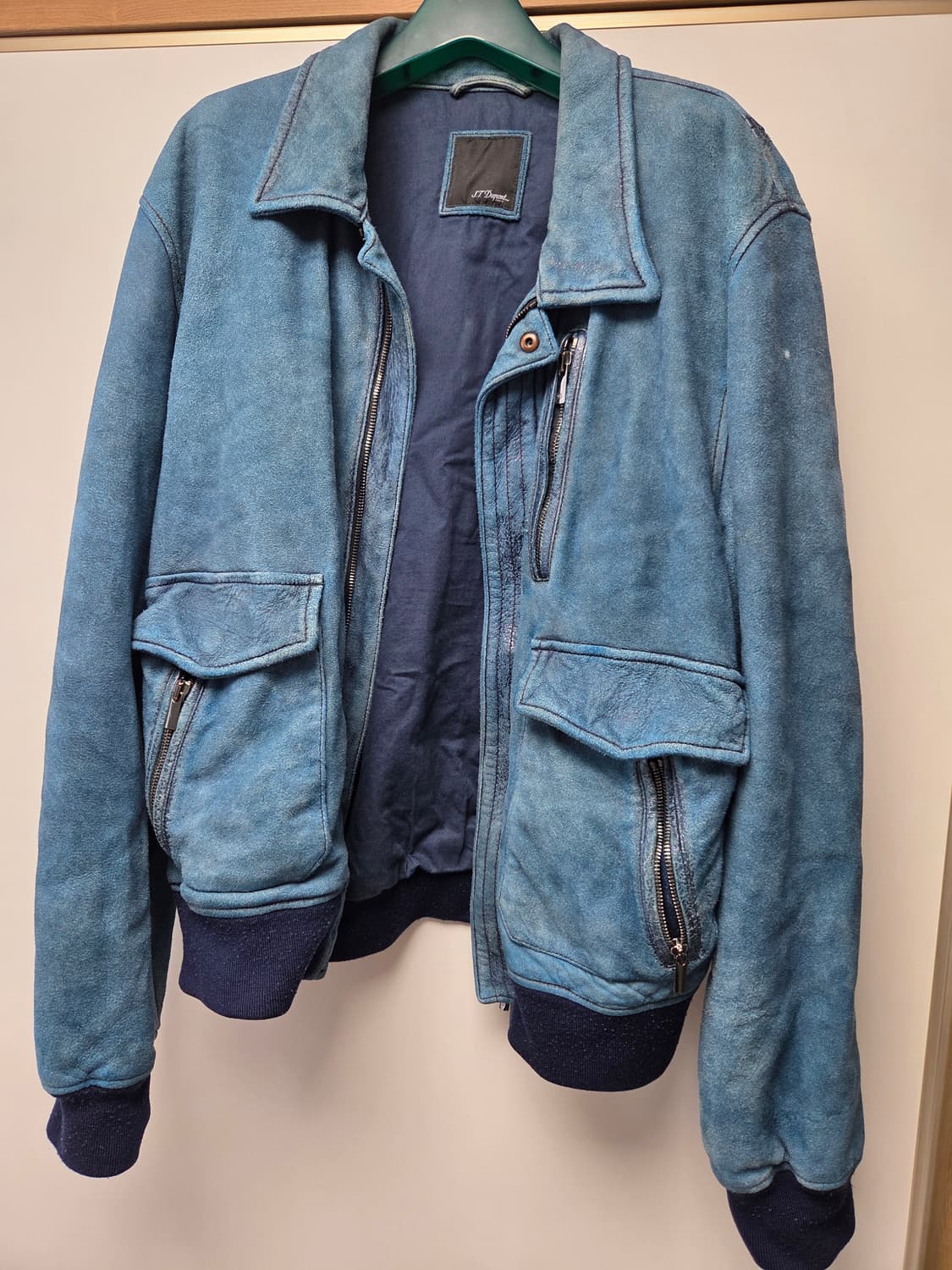 ST Duppont 블루종 소가죽 남성 자켓 상품이미지1