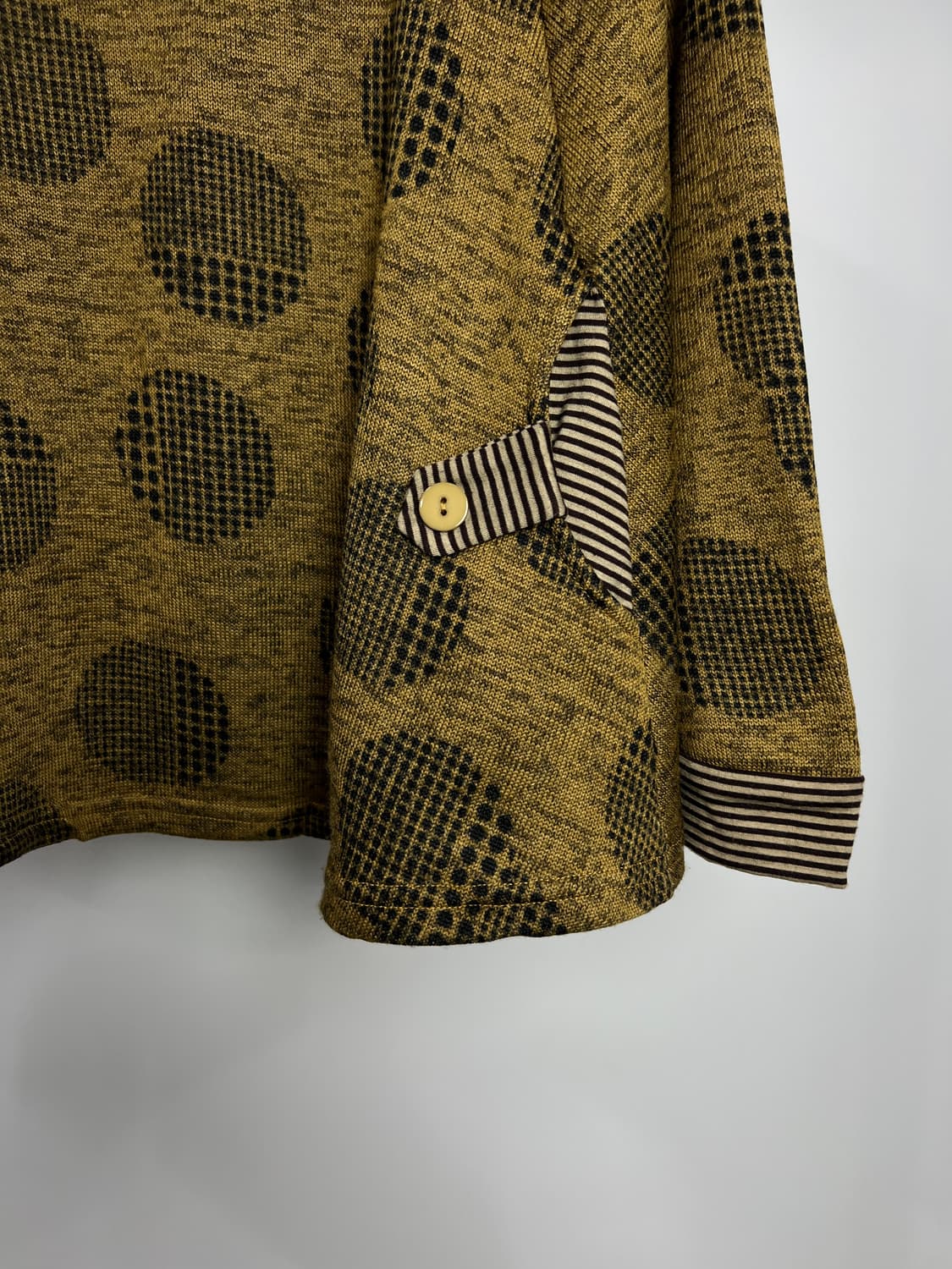 빈티지 도트 니트 케이프 상품이미지3