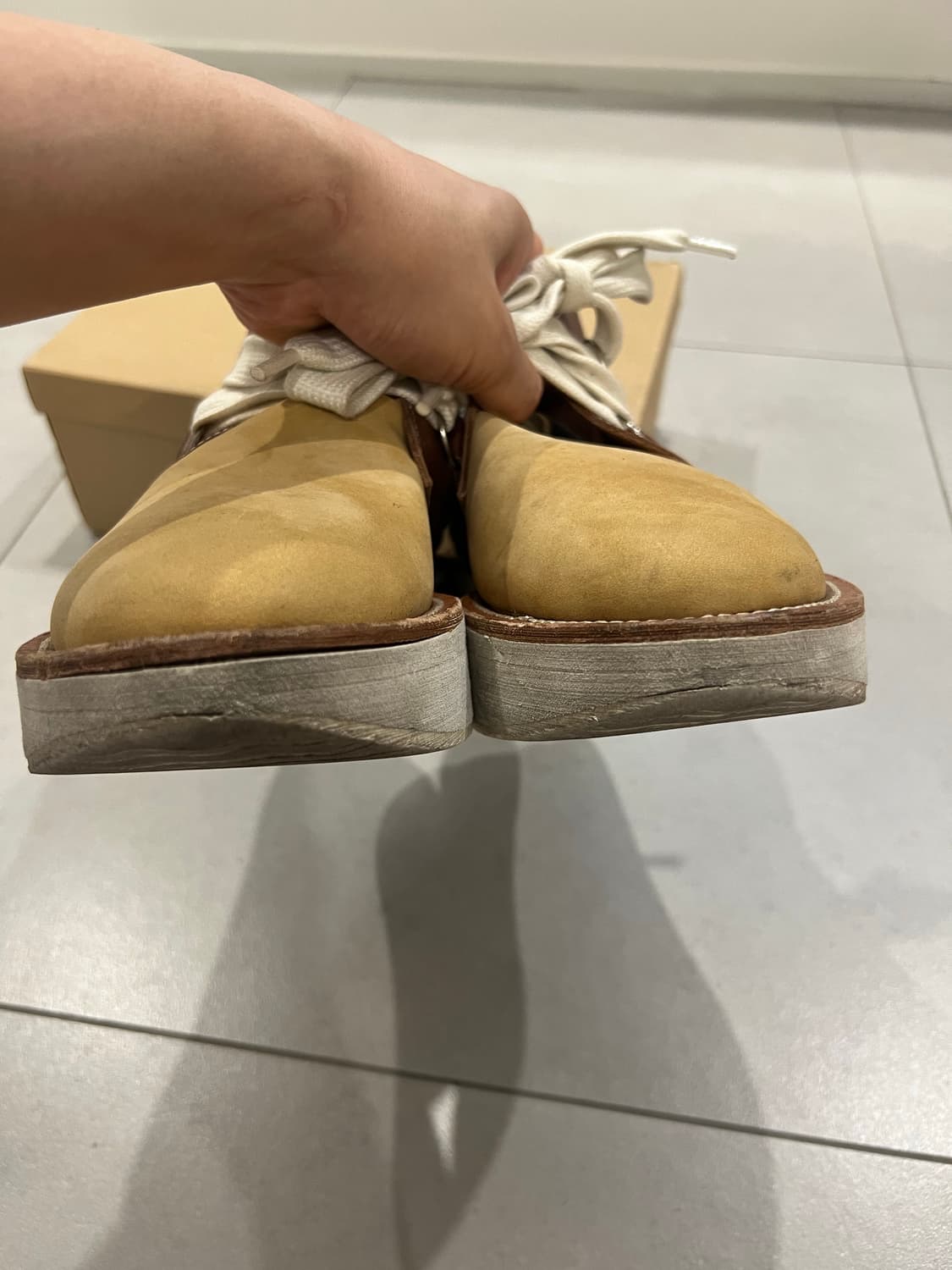 간류 추카 부츠 데저트 부츠 베이지 M 상품이미지9