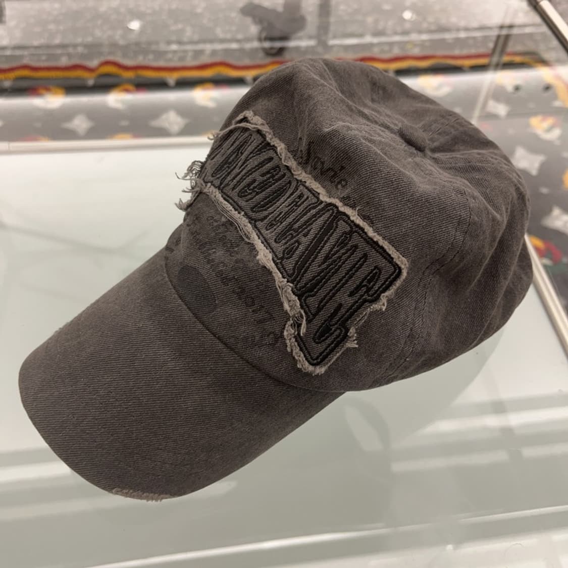 아크메드라비 디스트로이드 고딕 그런지 로고패치 볼캡 C08513 상품이미지3