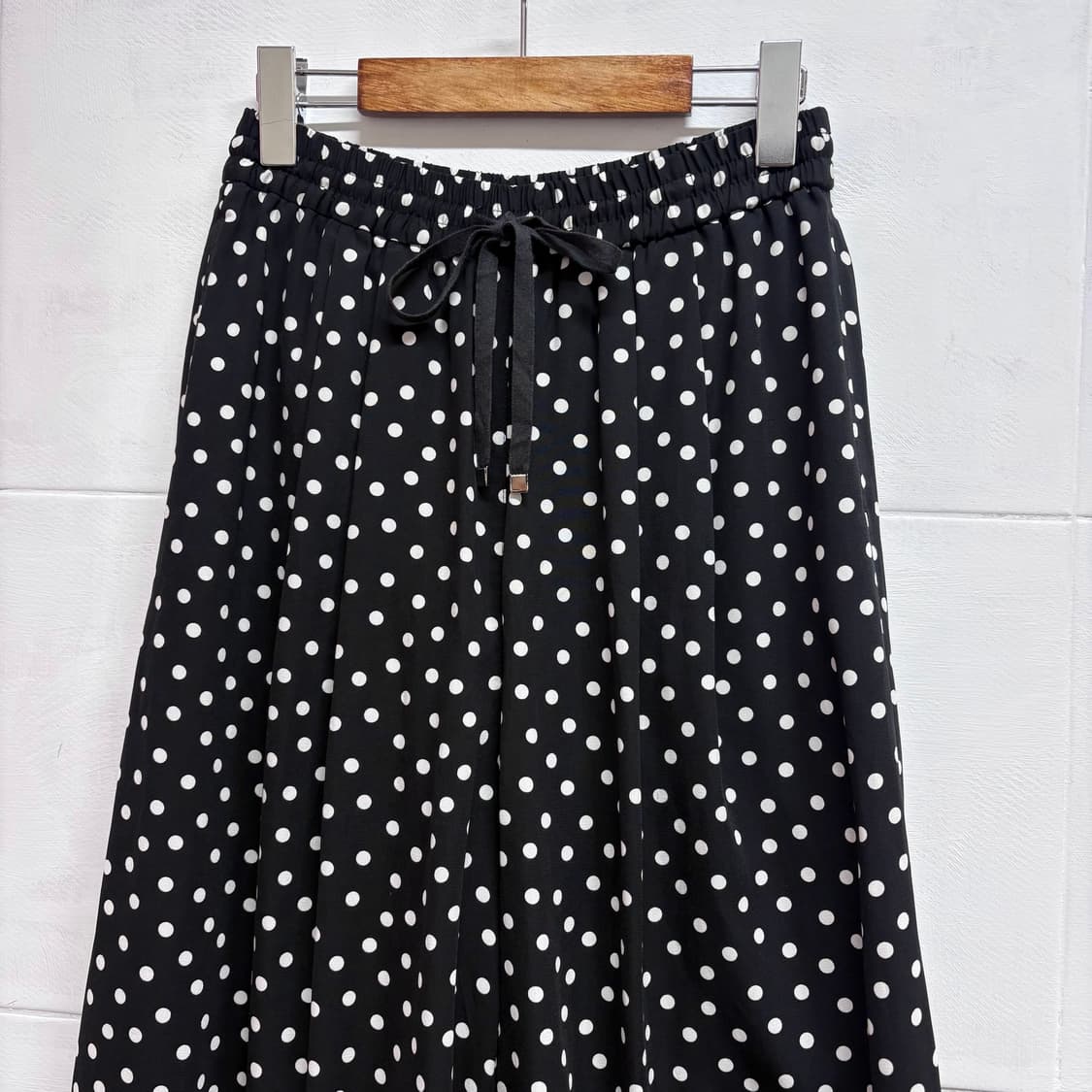 alicia PAGEBOY 블랙 도트 와이드 팬츠 F JPN 상품이미지2