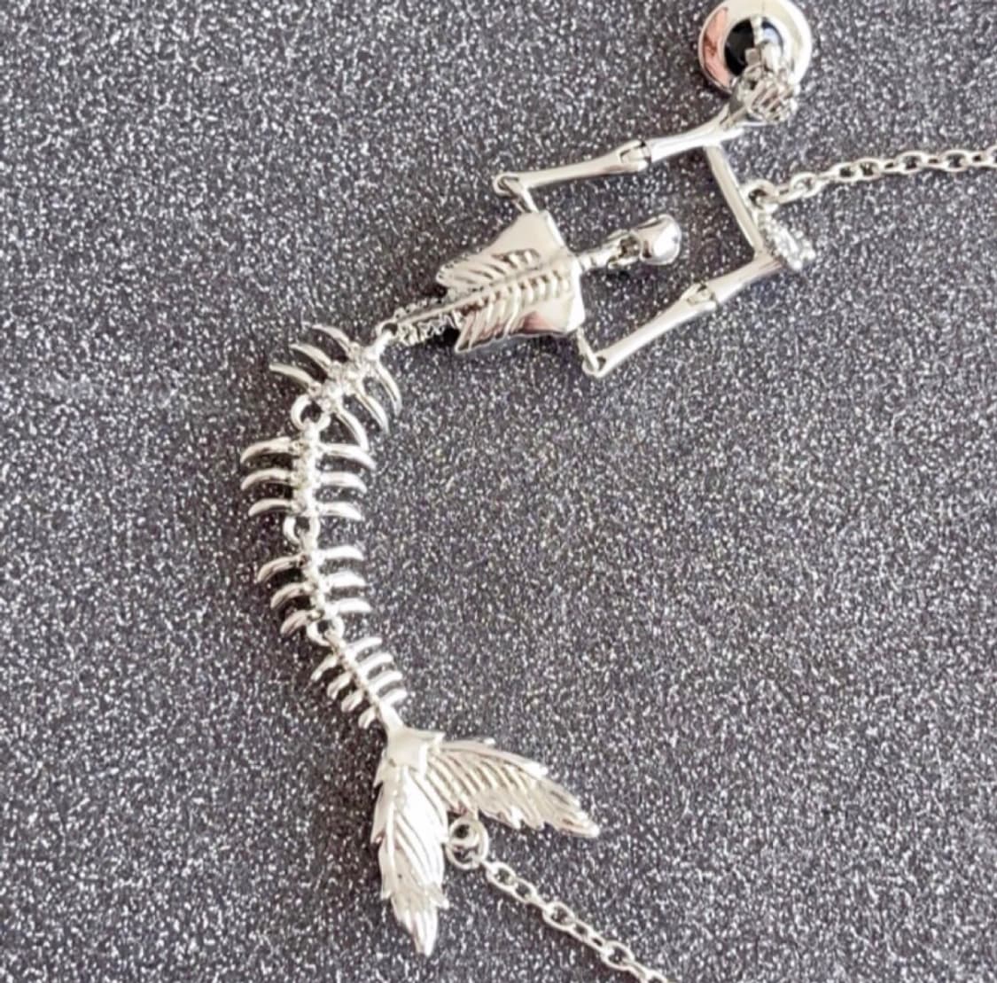 비비안웨스트우드 아카이브 인어 스컬 orb 브레이슬릿 팔찌 상품이미지3