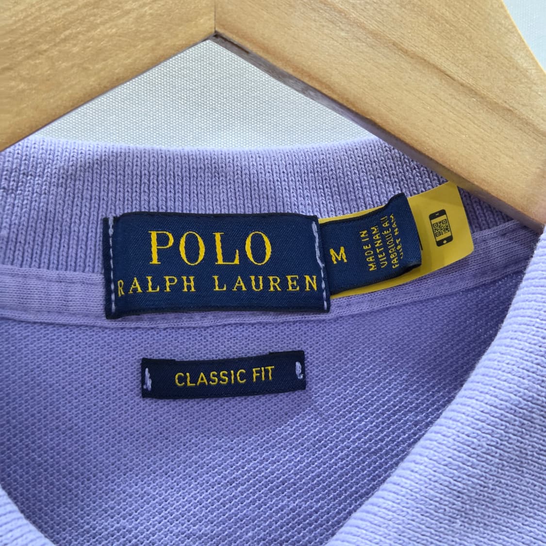 폴로랄프로렌 우먼 피케 카라 반팔티 연보라 M 상품이미지3