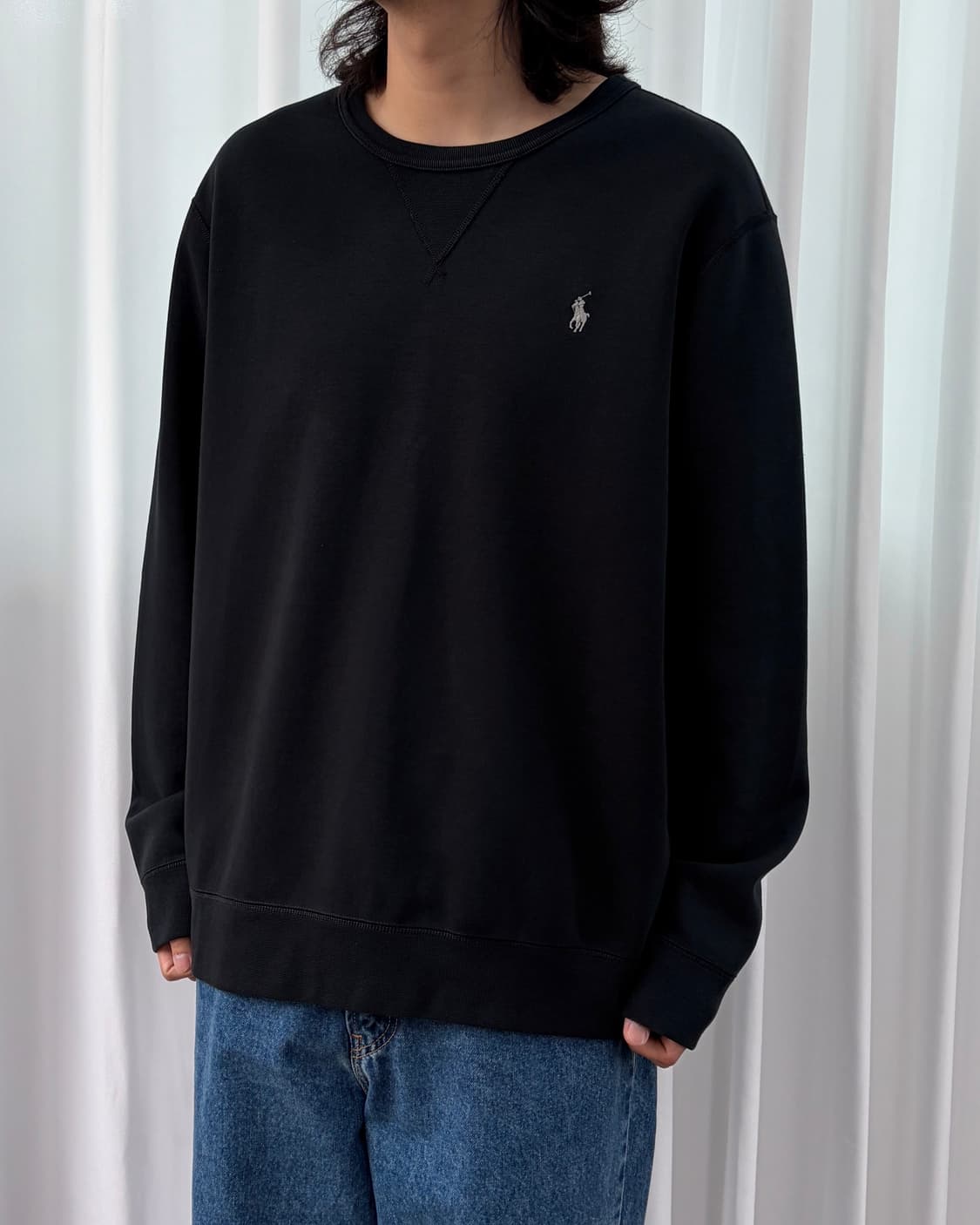 [XL]폴로 랄프로렌 더블니트 스웻 셔츠 상품이미지1