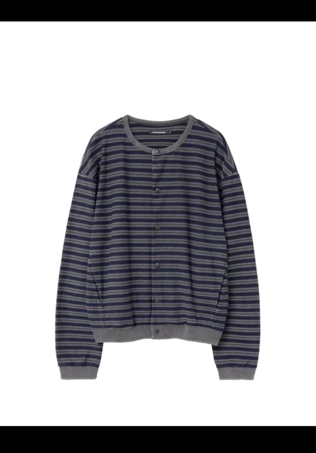 해칭룸 stripe Cardigan navy 4 상품이미지1