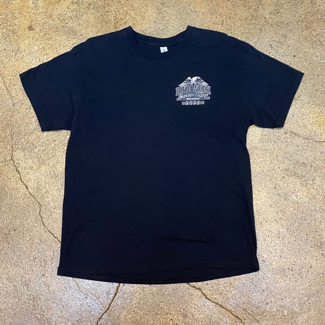 미국 빈티지 바이크위크 프린팅 길단 락티셔츠 반팔티 상품이미지3