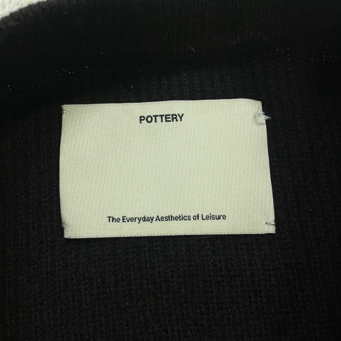 포터리 Pottery 울 캐시미어 니트 브라운 상품이미지3