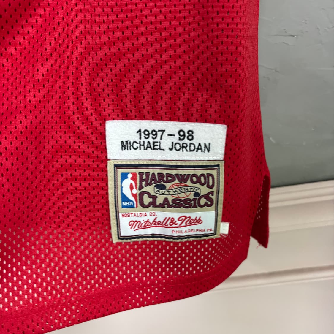미첼엔네스 NBA 시카고 불스 조던 스윙맨 져지 반팔 상품이미지3