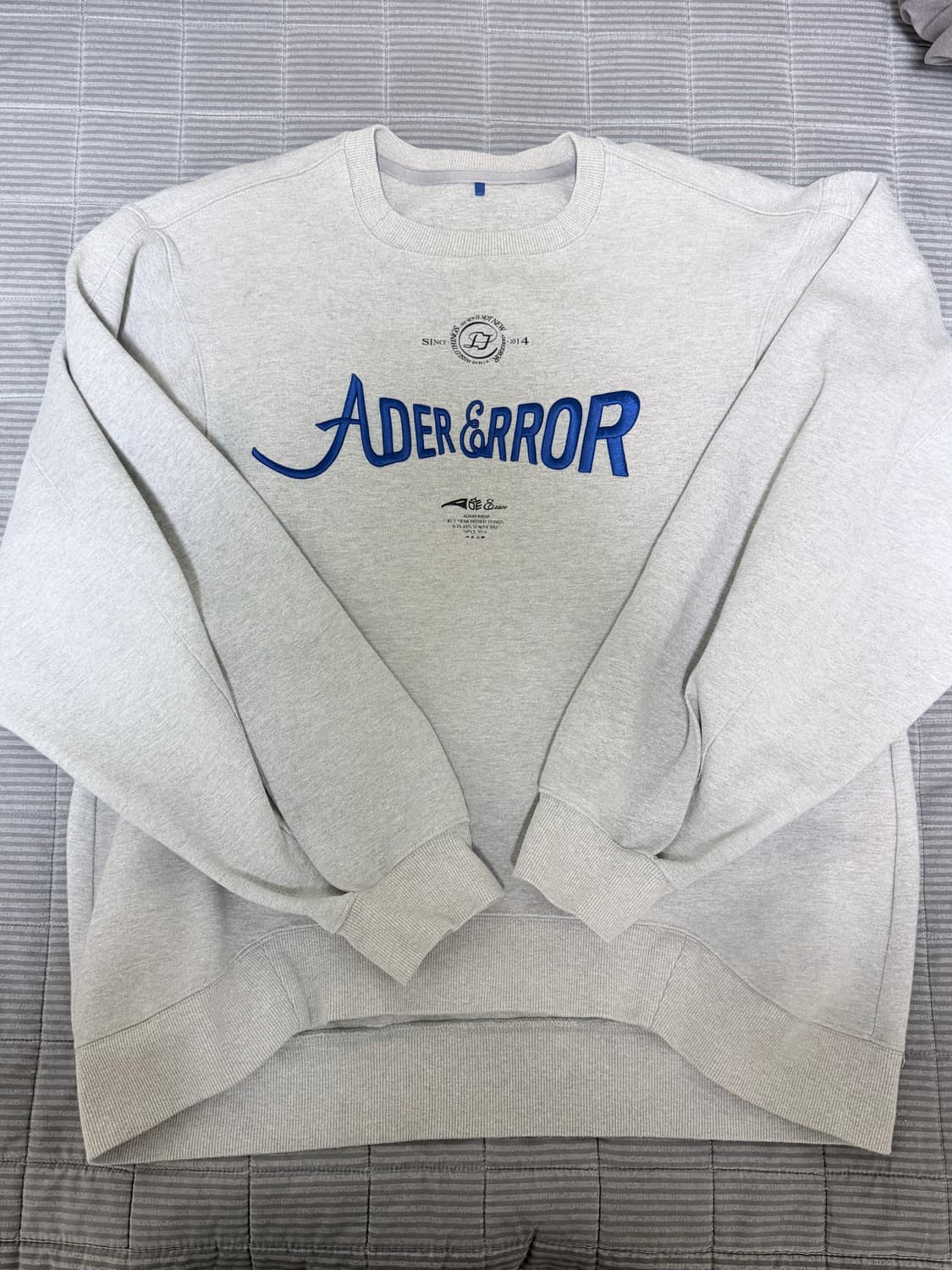 [A2] 아더에러 베리프 로고 스웨트셔츠 그레이 상품이미지1