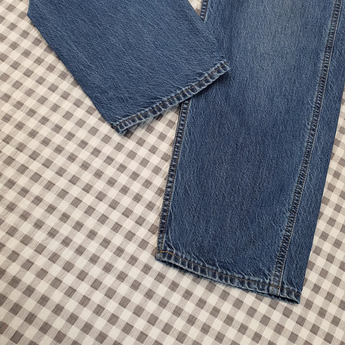 유니클로 와이드 데님 청바지 남자31 상품이미지4