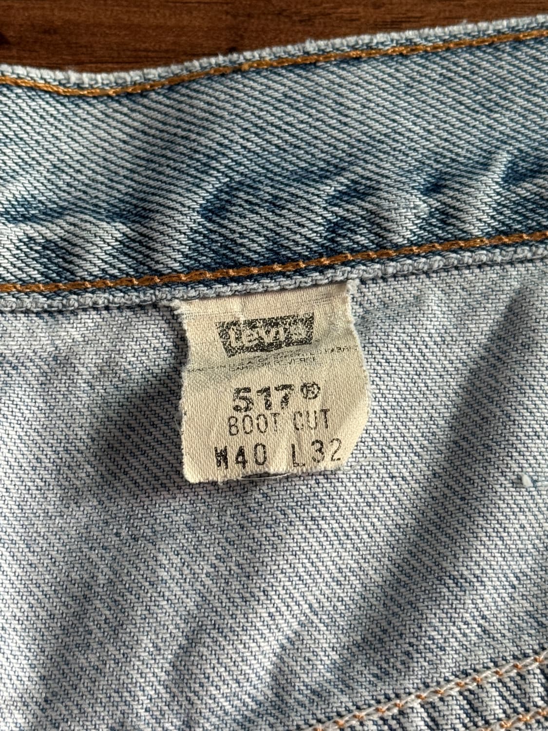 [40]90's 리바이스 517 Made in USA 플레어진 F116 상품이미지3