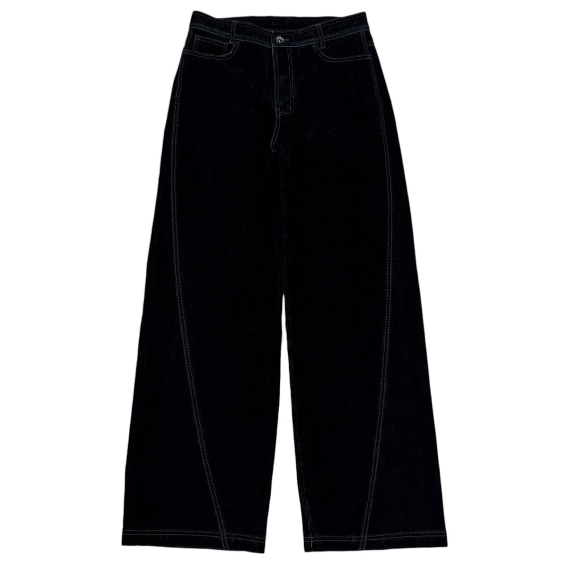 BLR 비엘알 벨벳 데님 사이드라인 팬츠 바지 M 상품이미지1