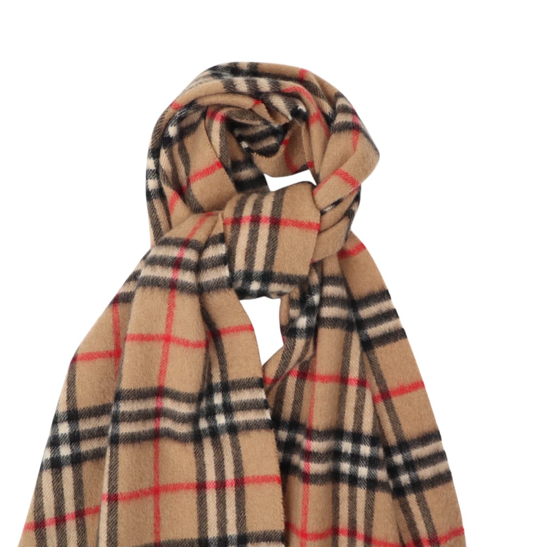 버버리 베이지 캐시미어 100% 노바체크 머플러 상품이미지3
